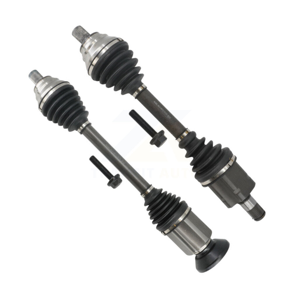 Kugel Front CV Axle Drive Shaft Complete Assembly Kit For Volkswagen Tiguan Sport Utility with AWD - Left Right Side (Driver Passenger) KCV-100464