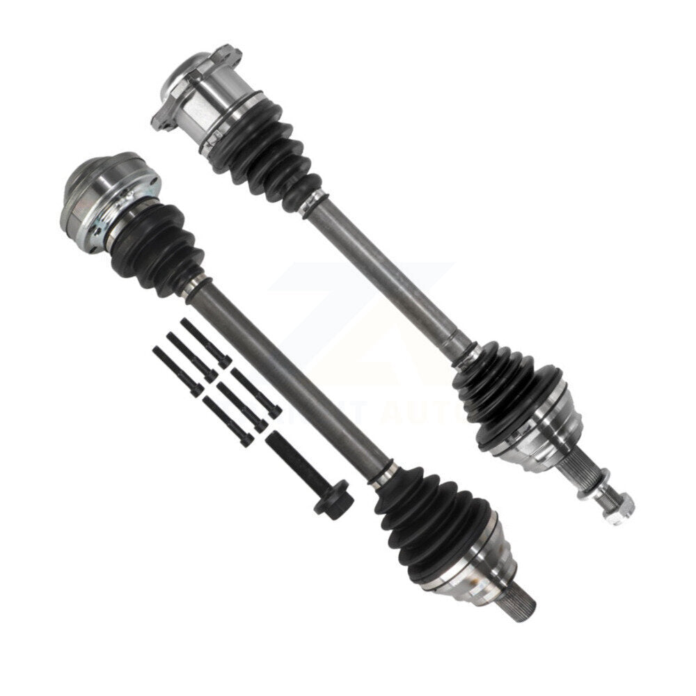Kugel Front CV Axle Shaft Kit For 2008 Volkswagen Golf City Hatchback with 2.0L Naturally Aspirated GAS engine Automatic transmission VIN K (8th digit) (R32) - Left Right (Driver Passenger) KCV-100470