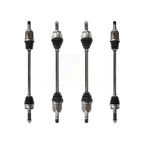 Kugel Front Rear CV Axle Drive Shaft Complete Assembly Kit For Subaru Forester Sport Utility with AWD 2.5L Automatic CVT transmission - Left Right Side (Driver Passenger) KCV-100474