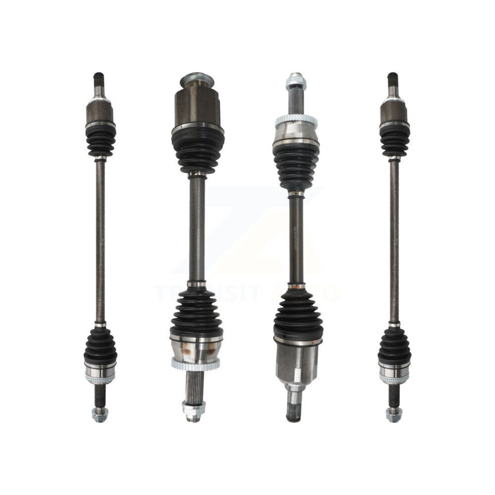 Kugel Front Rear CV Axle Drive Shaft Complete Assembly Kit For 2016-2018 Hyundai Tucson AWD with 1.6L Turbocharged GAS engine Automatic transmission - Left Right Side (Driver Passenger) KCV-100475