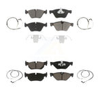 CMX Front Rear Ceramic Disc Brake Pads And Wear Sensors Kit For BMW 328xi 328i KCW-100189