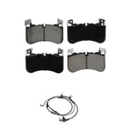 CMX Front Ceramic Disc Brake Pads And Wear Sensor Kit For 2018 Land Rover Range SV Autobiography Dynamic with 5.0L With 363mm Diameter Rotor KCW-101228