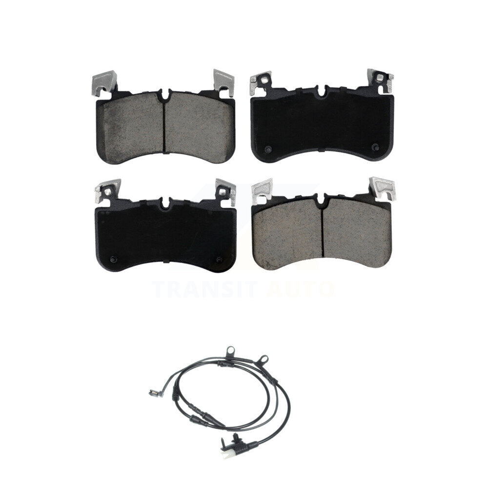 CMX Front Ceramic Disc Brake Pads And Wear Sensor Kit For 2018 Land Rover Range SV Autobiography Dynamic with 5.0L With