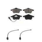 CMX Front Ceramic Disc Brake Pads And Extra Wear Sensor Pairs Kit For 2004-2006 Audi TT Quattro 1.8L KCW-101533