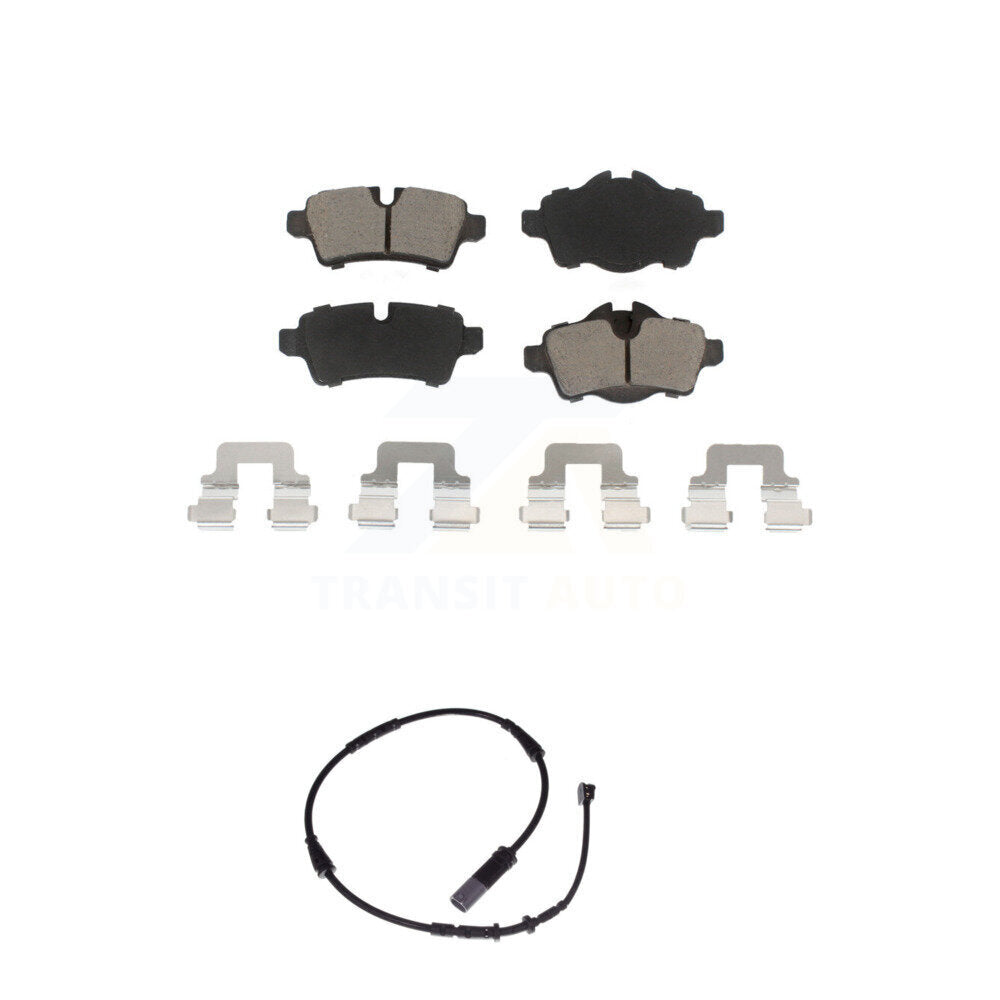 CMX Rear Ceramic Disc Brake Pads And Wear Sensors Kit For Mini Cooper KCW-101610