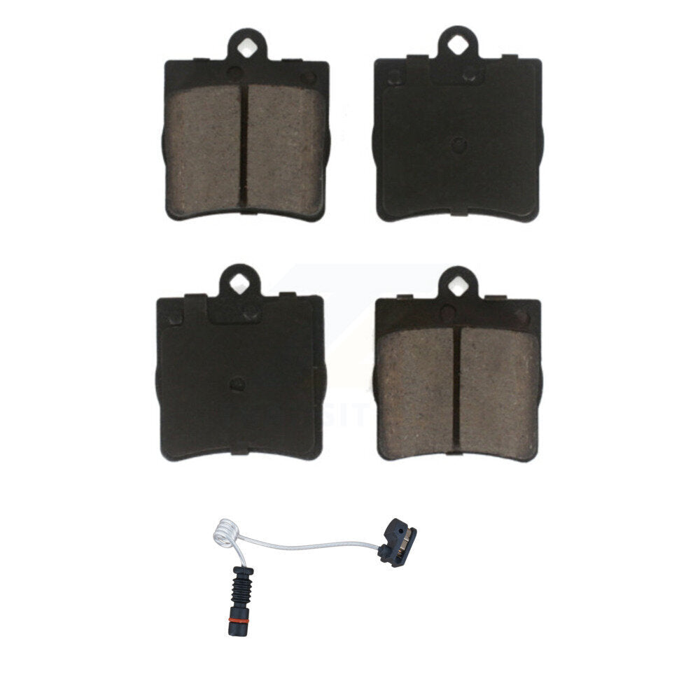 CMX Rear Ceramic Disc Brake Pads And Wear Sensors Kit For 2004 Chrysler Crossfire KCW-101611