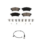 CMX Rear Ceramic Disc Brake Pads And Wear Sensors Kit For 2016-2020 Lexus GS350 3.5L 380mm Front Brembo 6 Piston Calipers KCW-101613