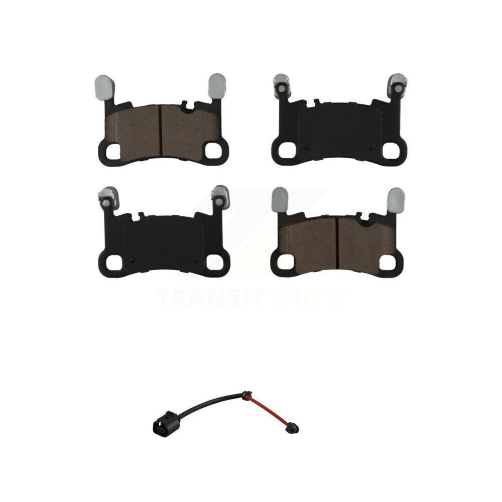 CMX Rear Ceramic Disc Brake Pads And Wear Sensors Kit For Porsche Cayenne KCW-101616
