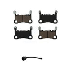 CMX Rear Ceramic Disc Brake Pads And Wear Sensors Kit For Porsche Cayenne KCW-101617