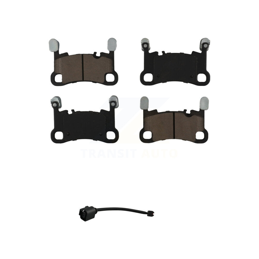 CMX Rear Ceramic Disc Brake Pads And Wear Sensors Kit For Porsche Cayenne KCW-101617