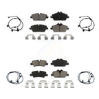 CMX Front Rear Ceramic Disc Brake Pads And Wear Sensors Kit For Mini Cooper With 280mm Diameter Rotor KCW-101630