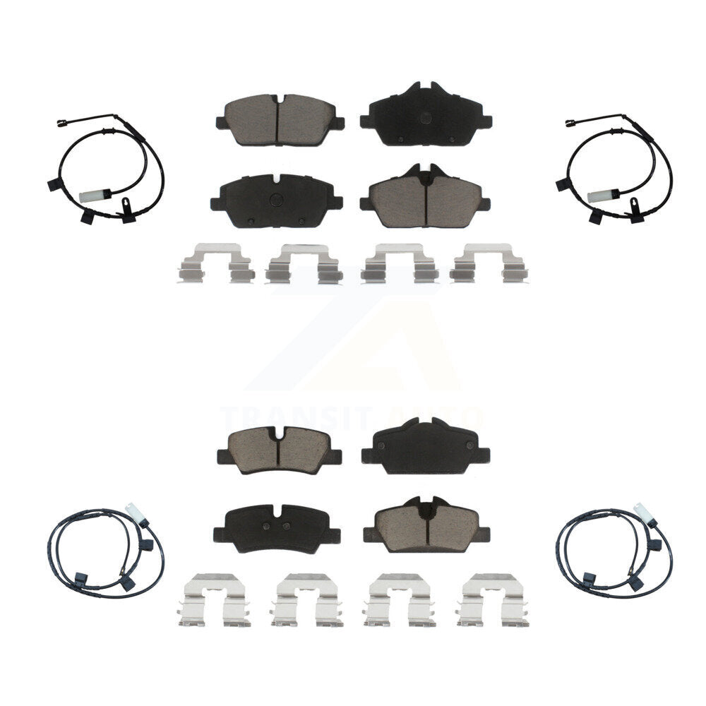 CMX Front Rear Ceramic Disc Brake Pads And Wear Sensors Kit For Mini Cooper With 280mm Diameter Rotor KCW-101630