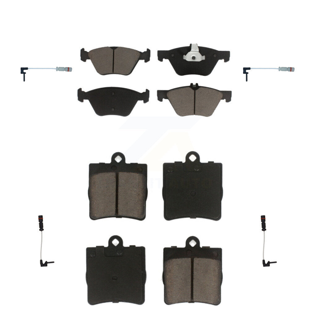 CMX Front Rear Ceramic Disc Brake Pads And Wear Sensors Kit For Chrysler Crossfire Mercedes-Benz SLK320 KCW-101635