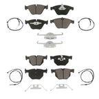 CMX Front Rear Ceramic Disc Brake Pads And Wear Sensors Kit For BMW 335i xDrive KCW-101640
