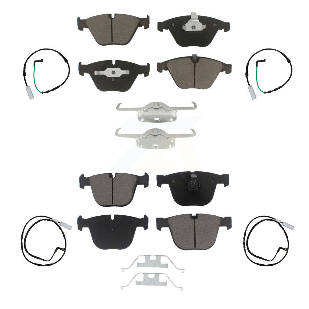 CMX Front Rear Ceramic Disc Brake Pads And Wear Sensors Kit For 2011 BMW 1 Series M KCW-101654