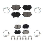 CMX Front Rear Ceramic Disc Brake Pads And Wear Sensors Kit For Toyota GR Supra Without Red Painted Calipers KCW-101656