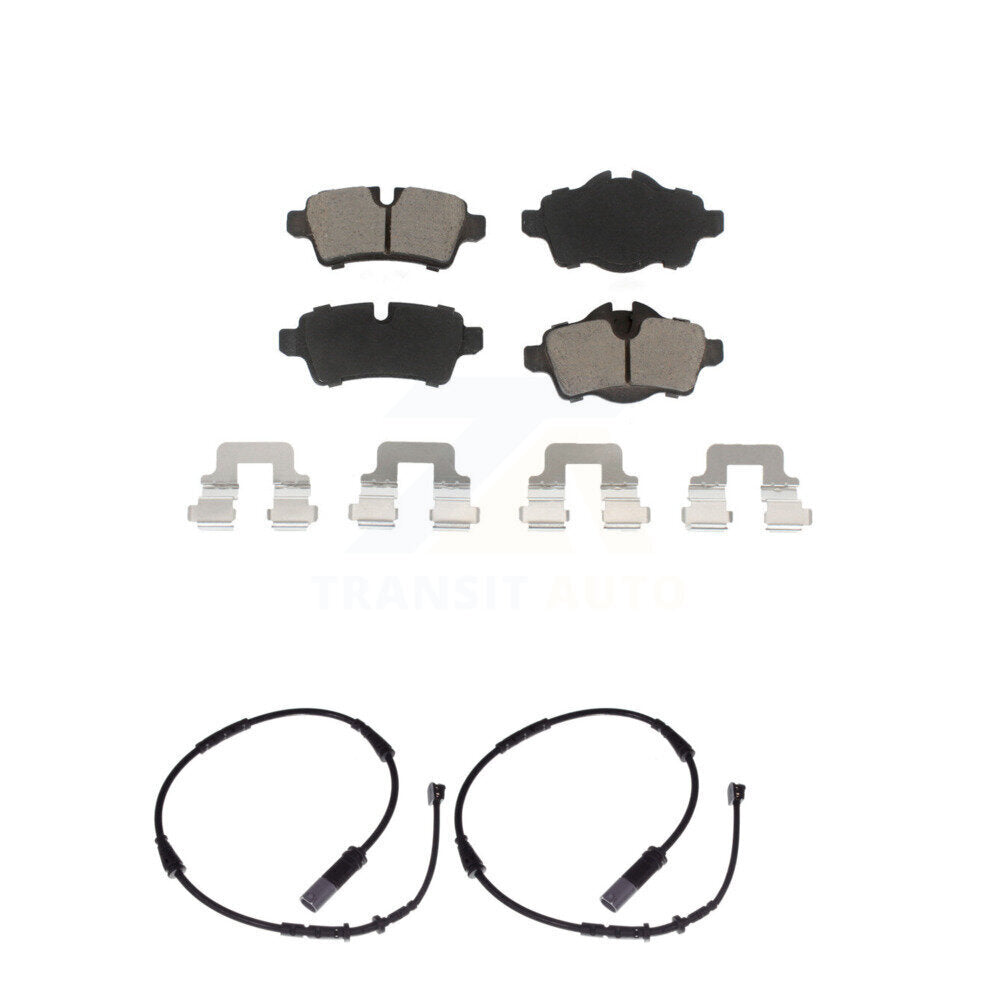CMX Rear Ceramic Disc Brake Pads And Wear Sensors Kit For Mini Cooper KCW-101658
