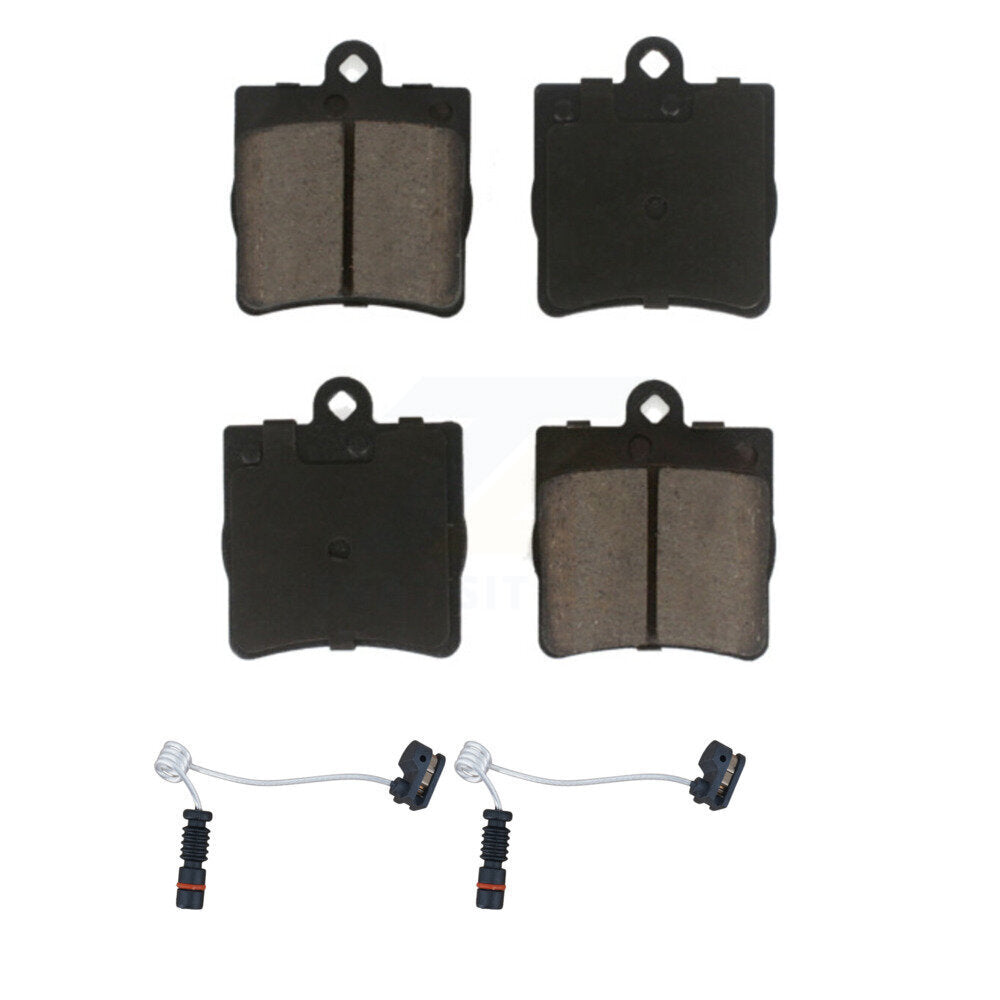 CMX Rear Ceramic Disc Brake Pads And Wear Sensors Kit For 2004 Chrysler Crossfire KCW-101659
