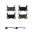 CMX Rear Ceramic Disc Brake Pads And Wear Sensors Kit For Porsche Cayenne KCW-101665