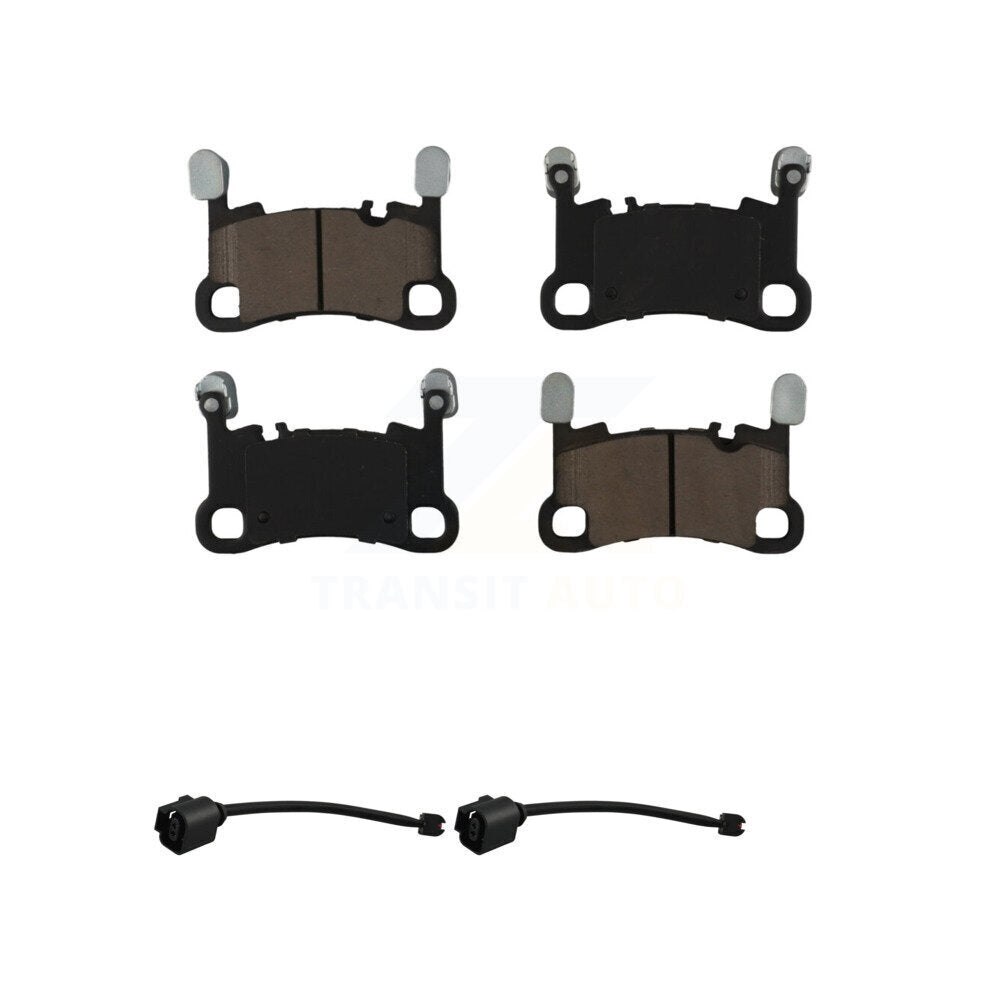 CMX Rear Ceramic Disc Brake Pads And Wear Sensors Kit For Porsche Cayenne KCW-101665