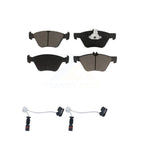 CMX Front Ceramic Disc Brake Pads And Wear Sensor Pairs Kit For 2004 Chrysler Crossfire KCW-101684