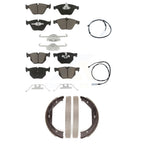 CMX Front Rear Ceramic Disc Brake Pads And Wear Sensors Kit (5Pc) For BMW 335i xDrive KCW-101687