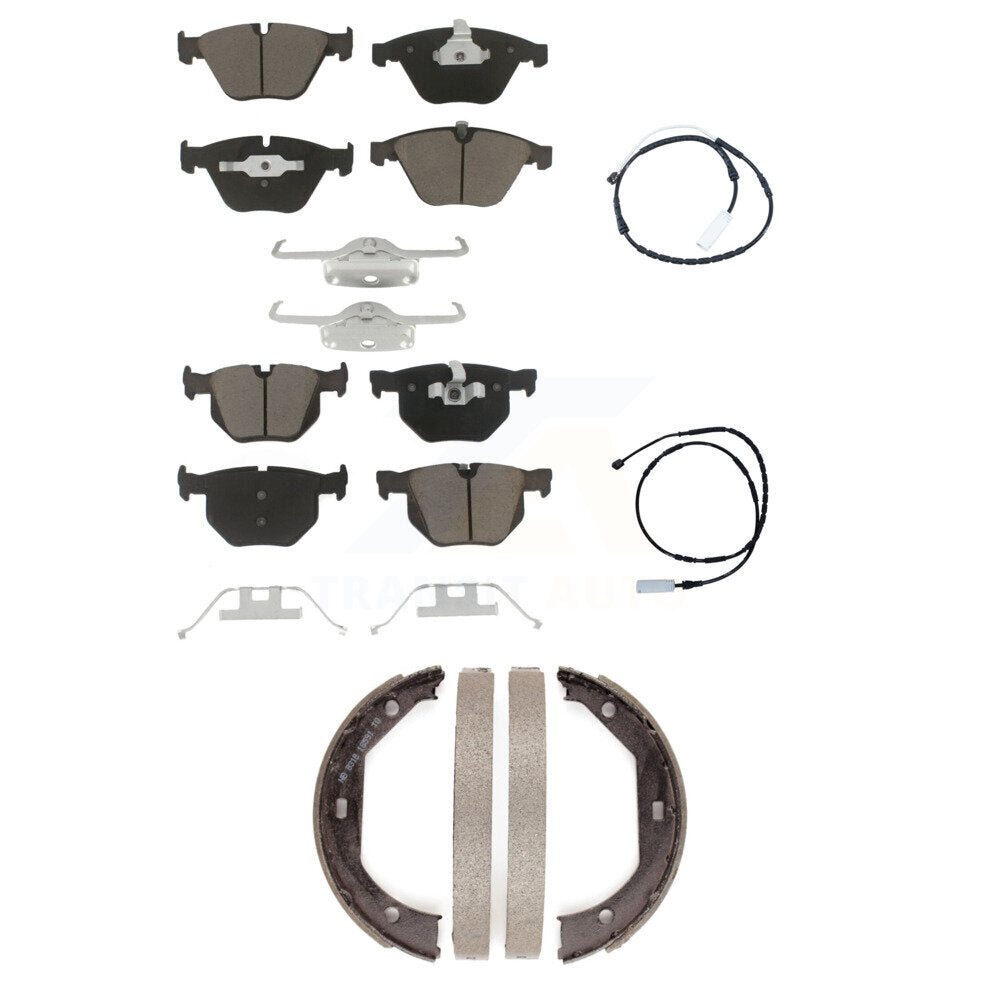 CMX Front Rear Ceramic Disc Brake Pads And Wear Sensors Kit (5Pc) For BMW 335i xDrive KCW-101687
