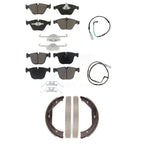 CMX Front Rear Ceramic Disc Brake Pads And Wear Sensors Kit (5Pc) For 2011 BMW 1 Series M KCW-101688