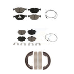 CMX Front Rear Ceramic Disc Brake Pads And Wear Sensors Kit (5Pc) For 2011 BMW 550i xDrive KCW-101694