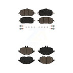 CMX Front Rear Ceramic Brake Pads Kit For Mercedes-Benz C300 Without Sport Package With 330mm Diameter Rotor KCX-100748