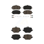 CMX Front Rear Ceramic Brake Pads Kit For 2023-2025 Mercedes-Benz GLC300 Without Sport Package With 330mm Diameter Rotor KCX-100750
