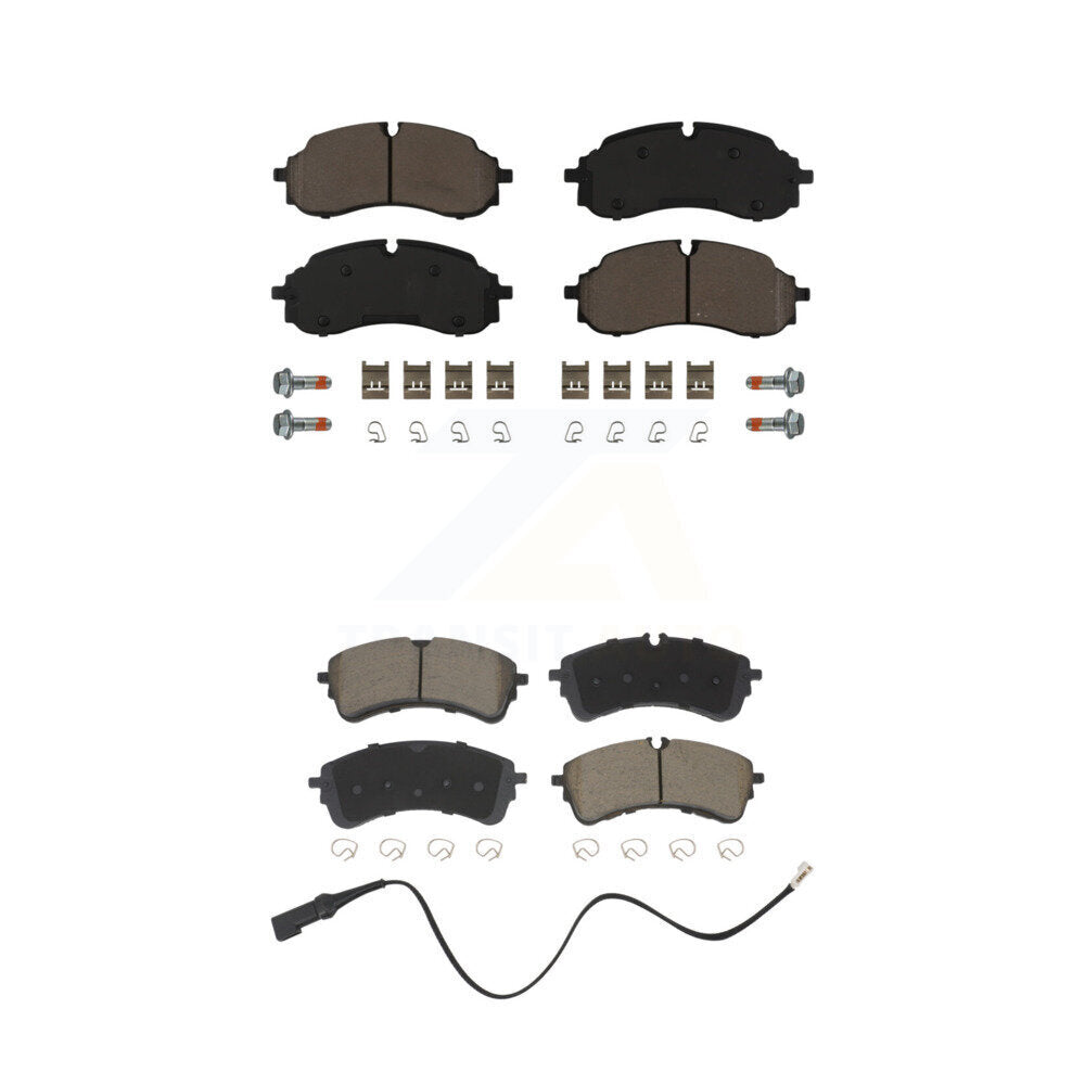 CMX Front Rear Ceramic Brake Pads Kit For Ford Transit-250 Transit-350 Transit-150 RWD KCX-100752