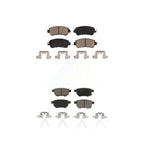 CMX Front Rear Ceramic Brake Pads Kit For 2016-2018 Toyota Yaris Sedan KCX-100757
