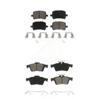 CMX Front Rear Ceramic Brake Pads Kit For 2008 Chevrolet Cobalt SS with 2.0L With 1 Piston Calipers KCX-100758