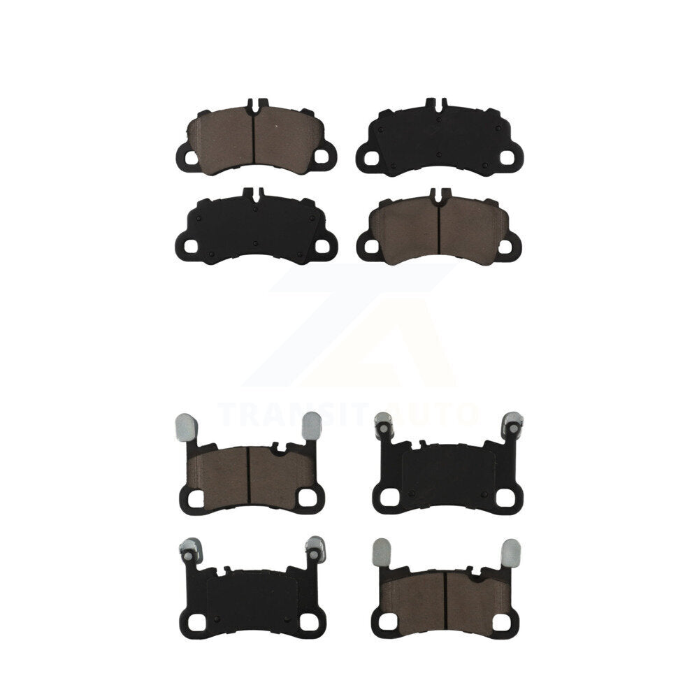CMX Front Rear Ceramic Brake Pads Kit For Porsche Cayenne With 350mm Diameter Rotor Cast Iron Disc KCX-100761