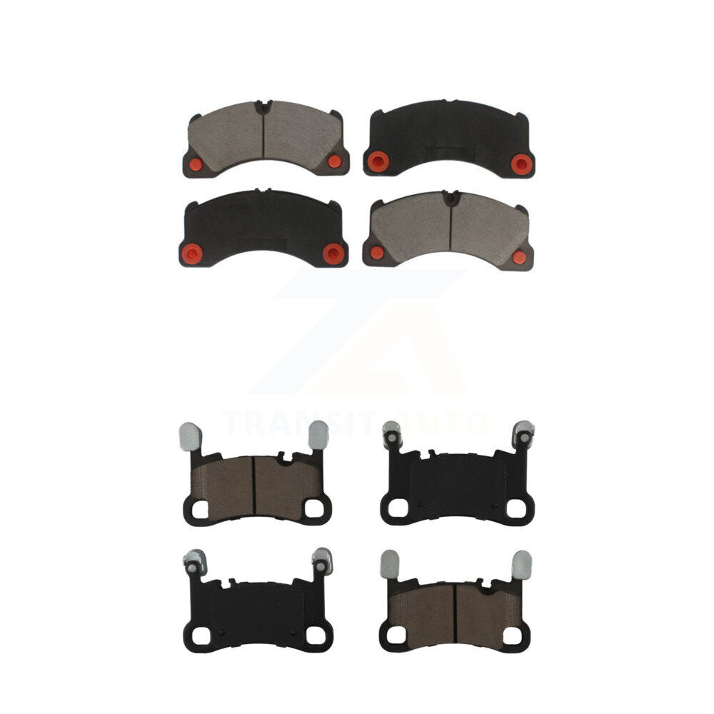 CMX Front Rear Ceramic Brake Pads Kit For Porsche Cayenne With Cast Iron Disc 390mm Diameter Rotor KCX-100762
