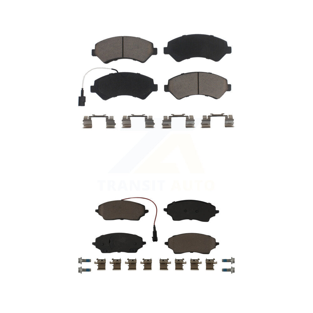 CMX Front Rear Ceramic Brake Pads Kit For 2022 Ram ProMaster 3500 2500 1500 KCX-100767