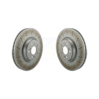 Genius Front Coated Disc Brake Rotors Pair For 2020-2023 Mercedes-Benz GLE350 With Vented Rear AMG Package KG-102104