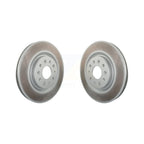 Genius Front Coated Disc Brake Rotors Pair For Chrysler Pacifica Grand Caravan Voyager KG-102105