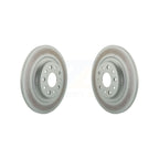 Genius Rear Coated Disc Brake Rotors Pair For Chrysler Pacifica AWD KG-102107