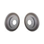 Genius Rear Coated Disc Brake Rotors Pair For 2020-2022 Hyundai Ioniq Kia Niro With Electric Parking KG-102109
