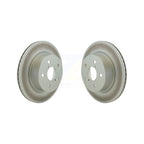 Genius Rear Coated Disc Brake Rotors Pair For 2021-2025 Lexus IS300 IS350 RC350 RC300 KG-102111
