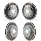 Genius Front Rear Coated Disc Brake Rotors Kit For 2019 Dodge Challenger SXT with AWD With 320mm Diameter Rotor KG-102116