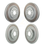 Genius Front Rear Coated Disc Brake Rotors Kit For Chrysler Pacifica AWD KG-102117