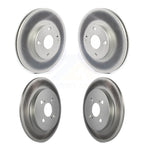 Genius Front Rear Coated Disc Brake Rotors Kit For 2016-2018 Toyota Yaris Sedan KG-102124