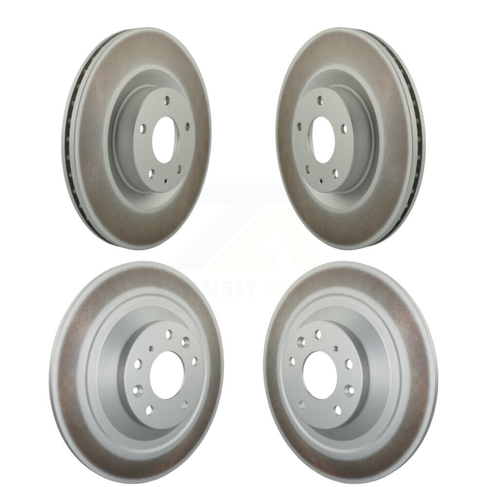 Genius Front Rear Coated Disc Brake Rotors Kit For 2023-2024 Mazda CX-50 KG-102126