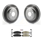 Transit Auto Front Coated Disc Brake Rotors And Ceramic Pads Kit For 2019 Dodge Challenger SXT with AWD With 320mm Diameter Rotor KGA-100088