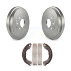Transit Auto Rear Coated Brake Drum Shoes Kit For 2008 Nissan Versa 4-Wheel ABS KGN-100211