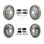 Transit Auto Front Rear Coated Disc Brake Rotors And Ceramic Pads Kit For Audi Q5 A4 Quattro A5 allroad KGT-101198