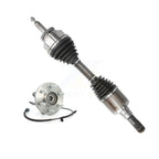 Kugel Front Left (Driver Side) CV Axle Drive Shaft And Complete Wheel Hub Bearing Assembly Kit For 2011-2014 Ford Expedition Lincoln Navigator 4WD KN7-100108